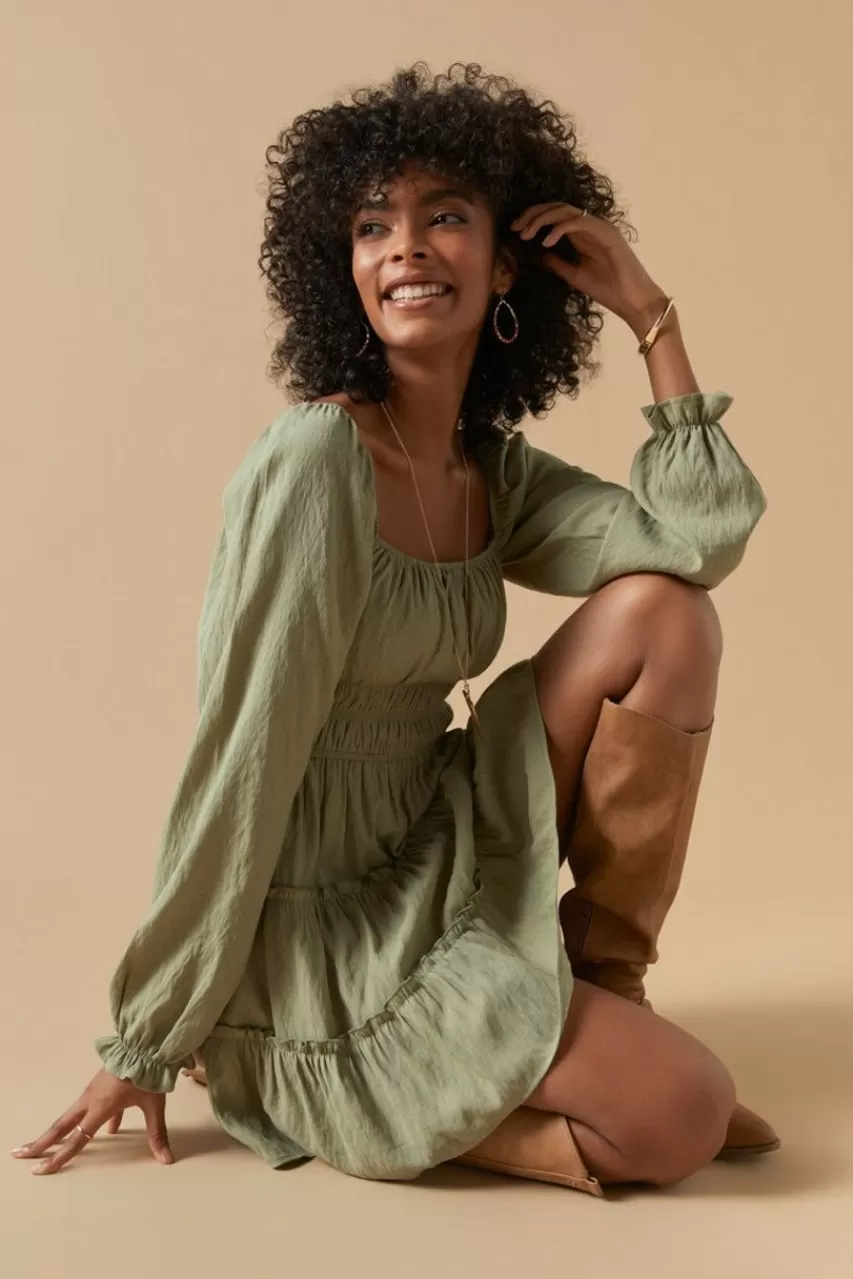 Francesca's Whitney Waisted Emma Dress