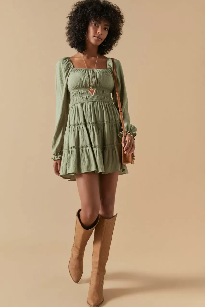 Francesca's Whitney Waisted Emma Dress