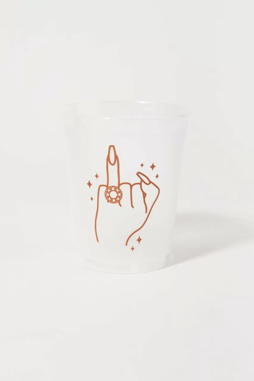 Francesca's Xo, Fetti Bling Ring Frosted Cups