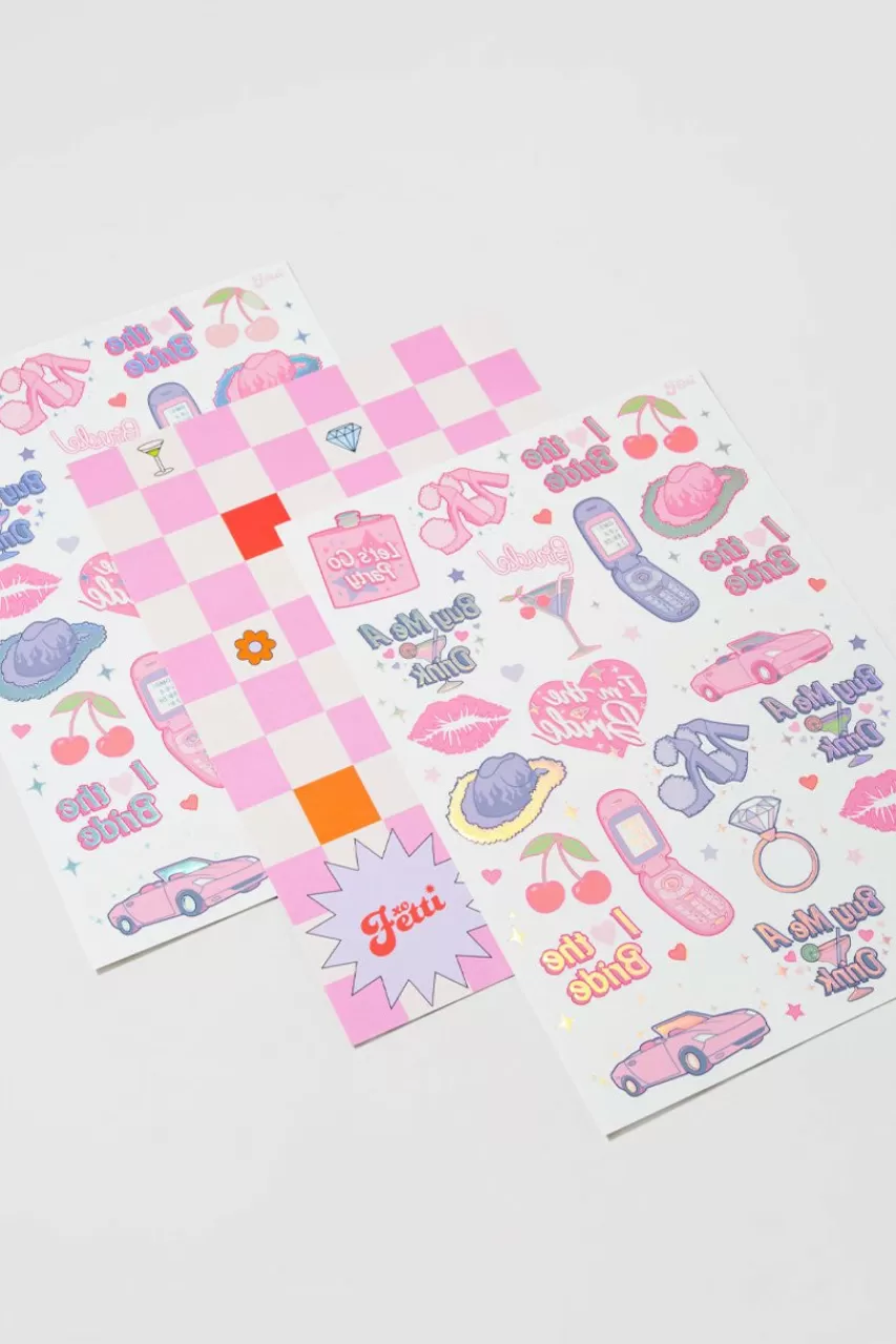 Francesca's Xo, Fetti Let'S Go Party Temporary Tattoos