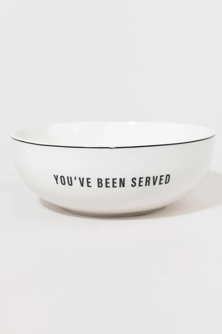 Francesca's You Have Been Served Serving Bowl