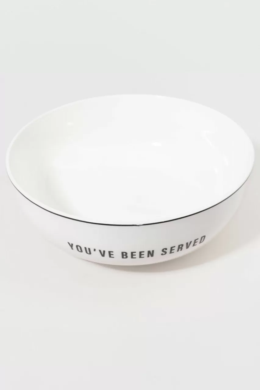 Francesca's You Have Been Served Serving Bowl