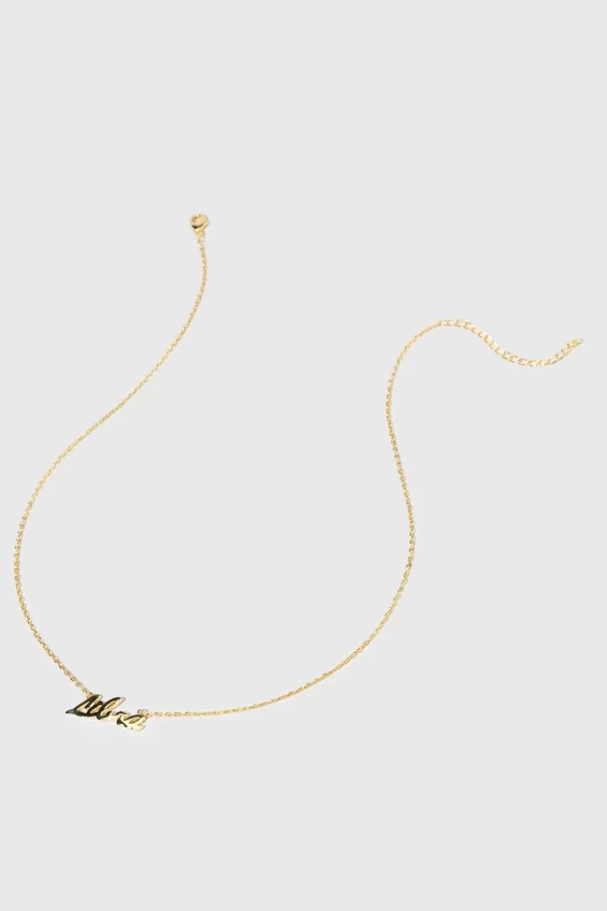 Francesca's Zodiac Script Pendant
